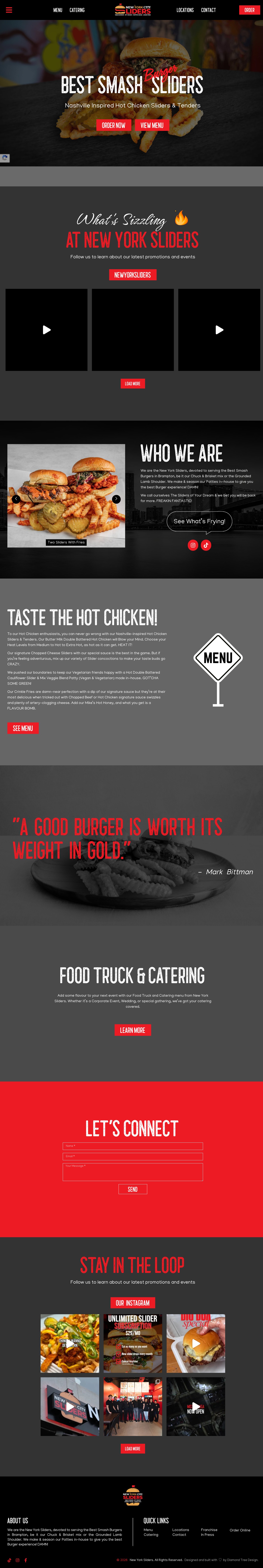 Current New York Sliders website